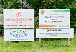 Yately United FC Sponsors