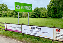 Eveready sponsors Yately United FC